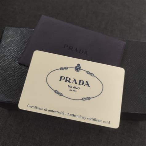 replica prada handbag|prada authentication card.